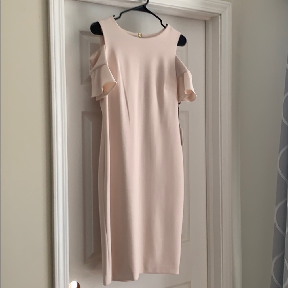 Calvin Klein blush dress